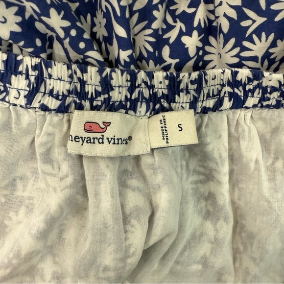 Vineyard Vines Blue and White Floral Romper - Picture 5 of 6